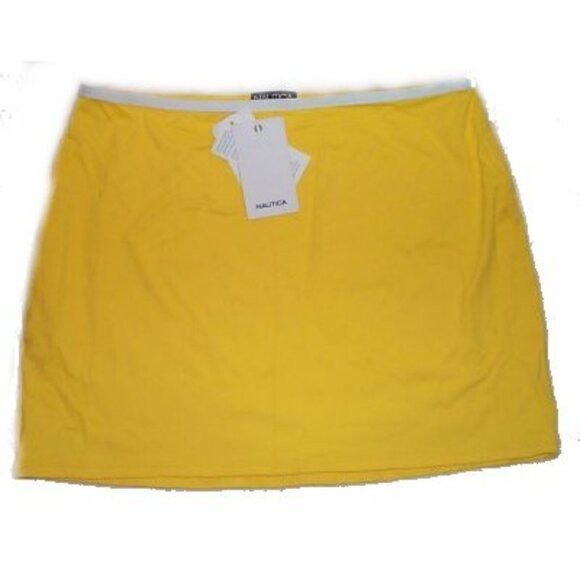NAUTICA Yellow Swimskirt Coverup - Sz Med - NEW - Picture 1 of 5